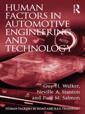 cover image of Human Factors in Automotive Engineering and Technology